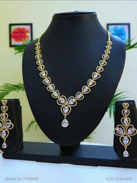 Traditional Cz Jewelry Sets