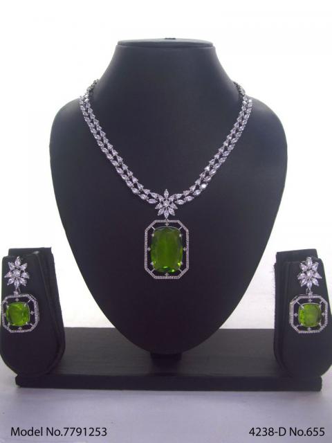 Handmade Traditional Masterpiece Zircon Jewelry Set