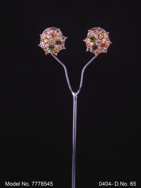 Handcrafted zircon Studs | Royal Taste