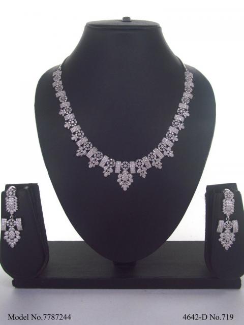 Imitation Diamond Cz Jewelry Set