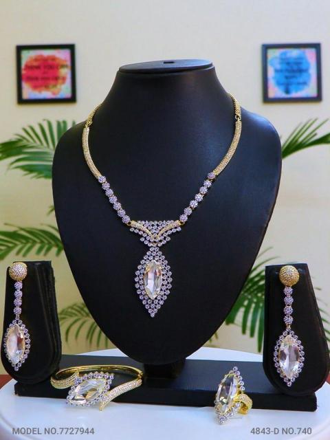 Original Zircon Necklace Set