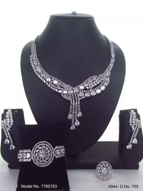 Traditional Cz Jewelry Sets