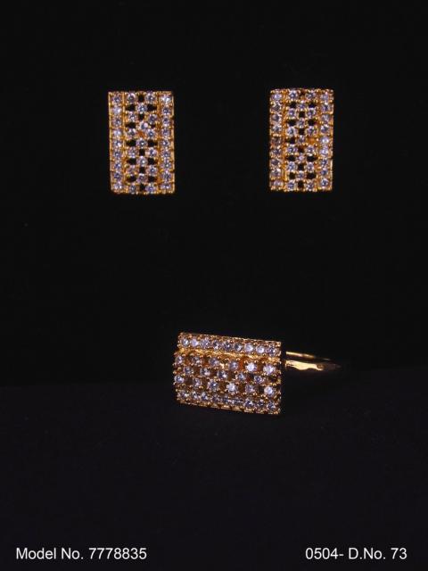 Earring With Finger Rings