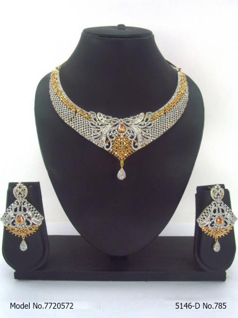 Handmade Traditional Masterpiece Zircon Jewelry Set