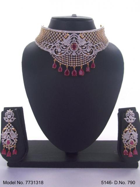 Diamond Replica Jewelry Set |