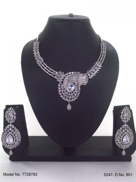 Handmade Traditional Masterpiece Zircon Jewelry Set