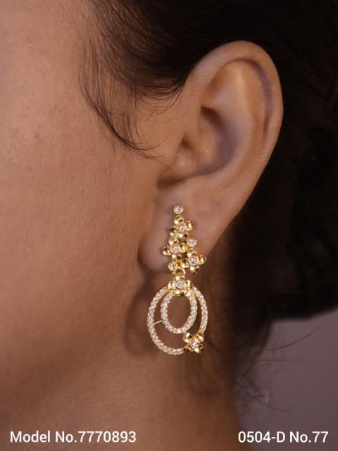 Diamond Replica Long Earrings