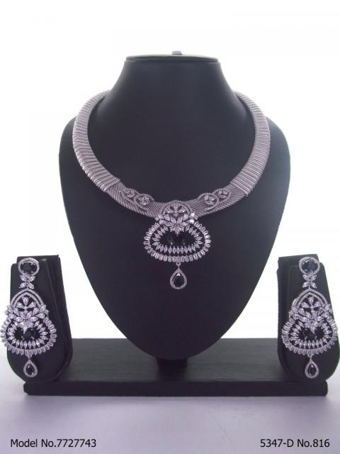 Imitation Diamond Cz Jewelry Set