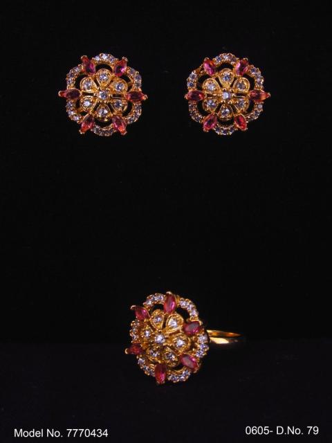 Earring With Finger Rings