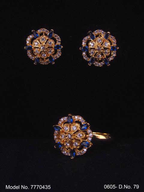 Earring With Finger Rings