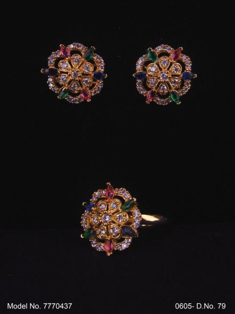 Earring With Finger Rings