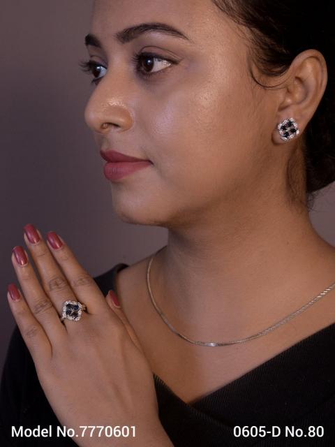 Earring With Finger Rings