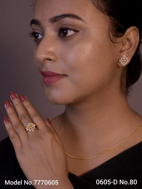 Earring With Finger Rings