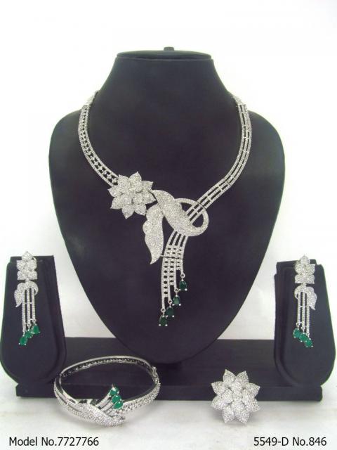 Traditional Cz Jewelry Sets