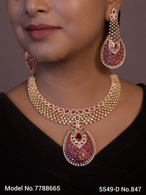 Original Zircon Necklace Set