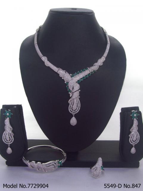 Gift Necklace Set in CZ