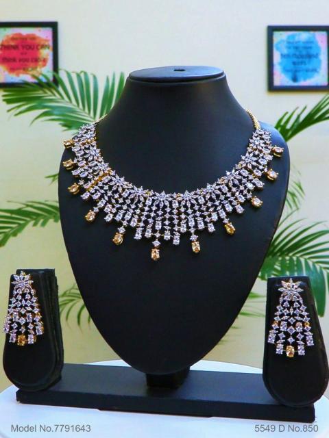 Handmade Traditional Masterpiece Zircon Jewelry Set