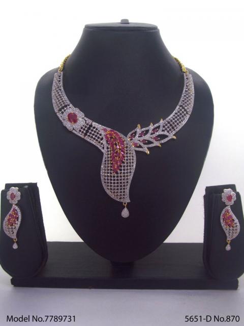 Original Zircon Necklace Set