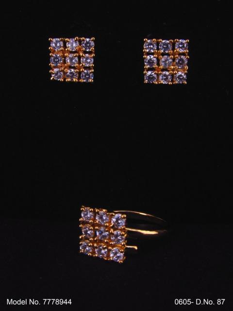 Handcrafted zircon Studs | Royal Taste