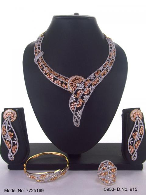 Original Zircon Necklace Set