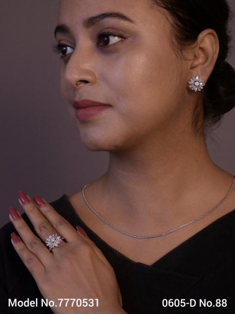 Earring With Finger Rings