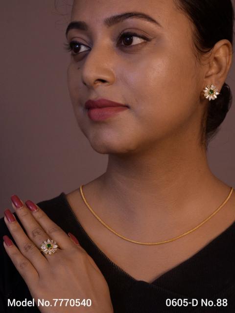 Earring With Finger Rings