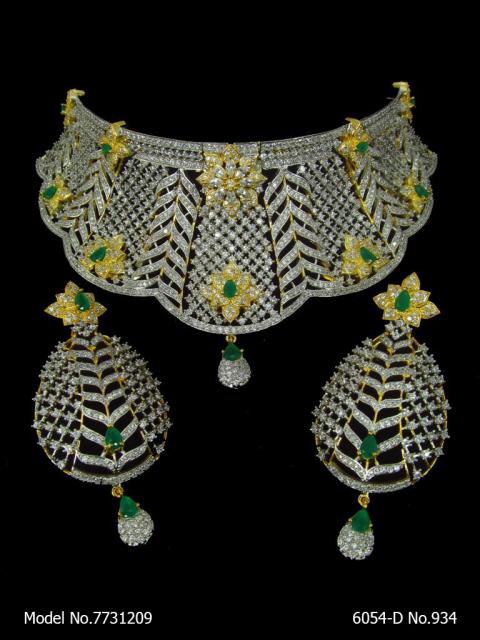 Diamond Replica Jewelry Set |