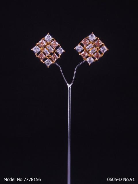 American diamond Earring Indian hand crafted