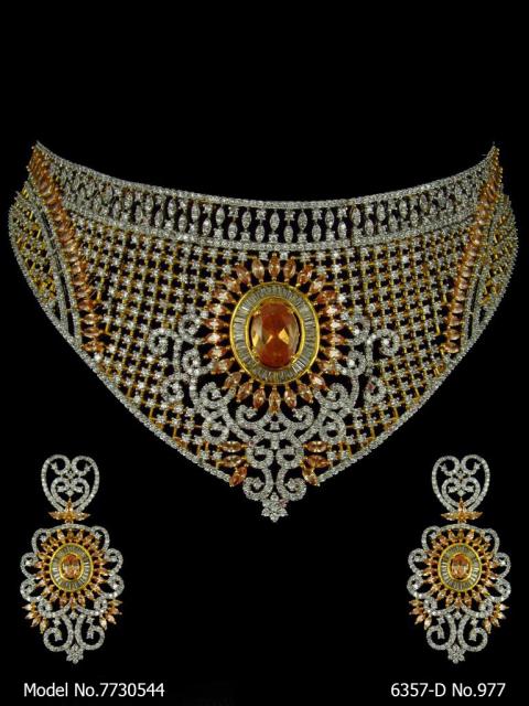 Choker Necklace Set for Weddings