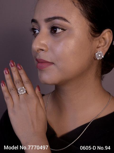 Earring With Finger Rings