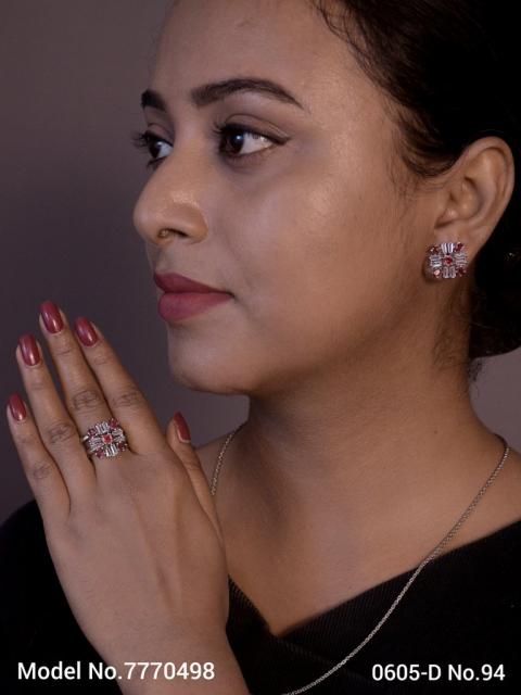 Earring With Finger Rings