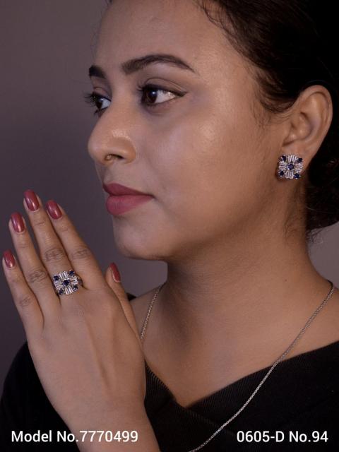 Earring With Finger Rings