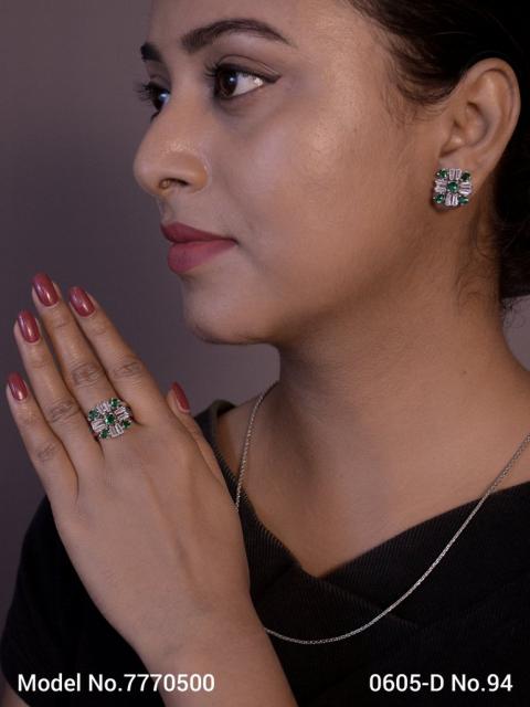 Earring With Finger Rings