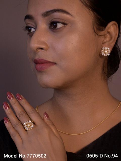 Earring With Finger Rings