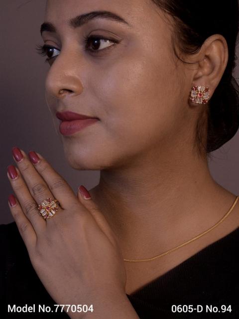 Earring With Finger Rings