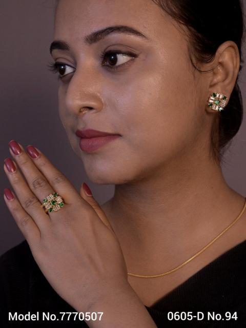 Earring With Finger Rings