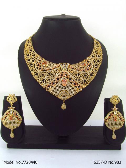 Imitation Diamond Cz Jewelry Set