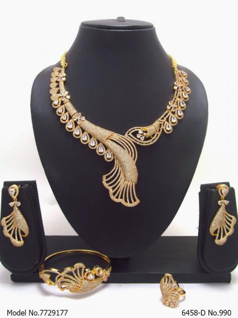 Fashion Necklace Set | Artificial Diamonds / Zircons