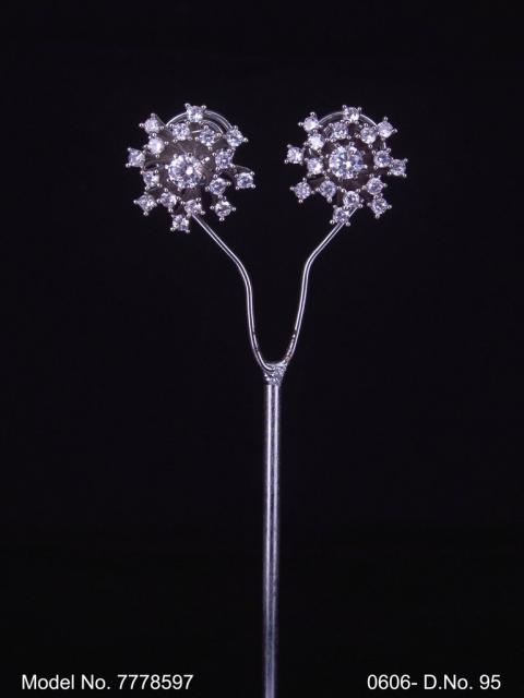 Light weighted Zircon stud earrings| Inexpensive Earrings