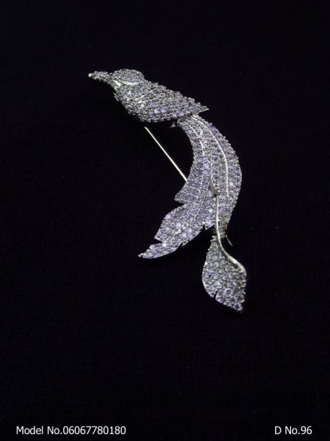 CZ Brooch