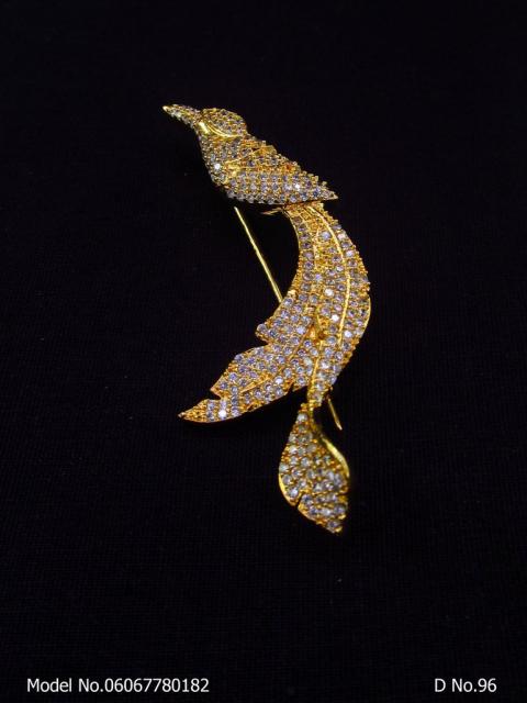 CZ Brooch