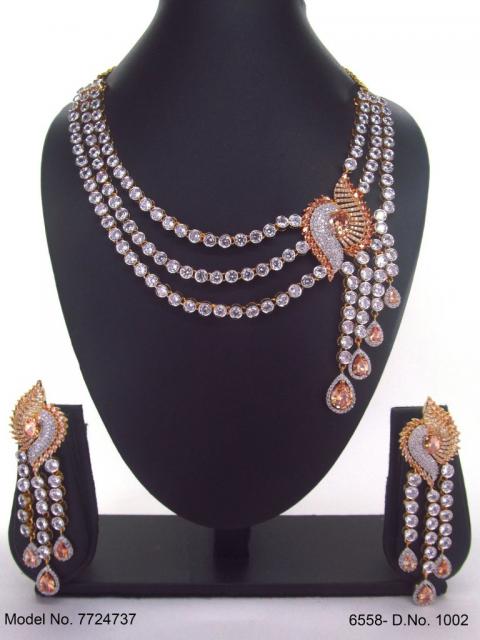 Original Cz Traditional Necklace