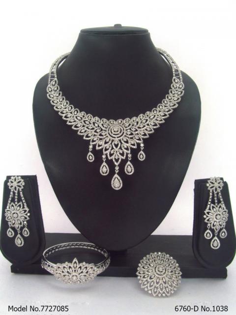 Traditional Cz Jewelry Sets