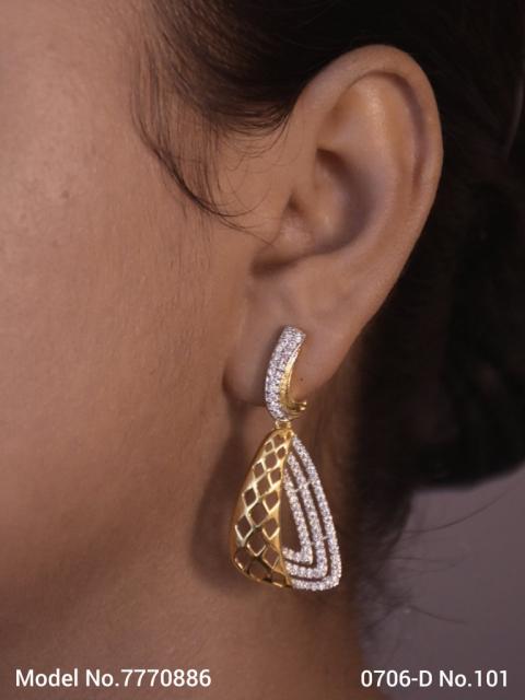 Cz Earring in wholesale price