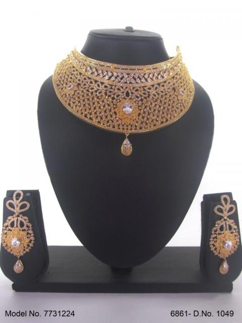 Real Zircon Fashion Jewelry Set