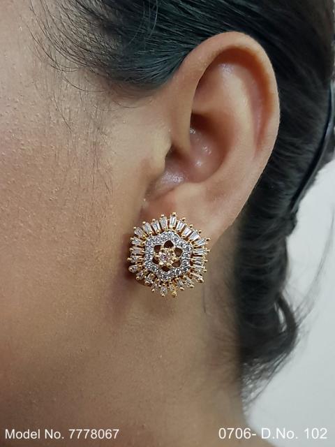 Crystal Zircon studs for Girls | Steal a mans Eye