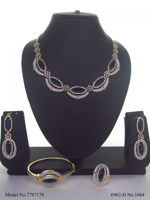 Handmade Traditional Masterpiece Zircon Jewelry Set