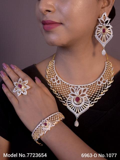 Traditional Cz Jewelry Sets