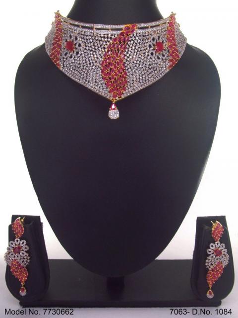 Necklace Set with Classic earrings