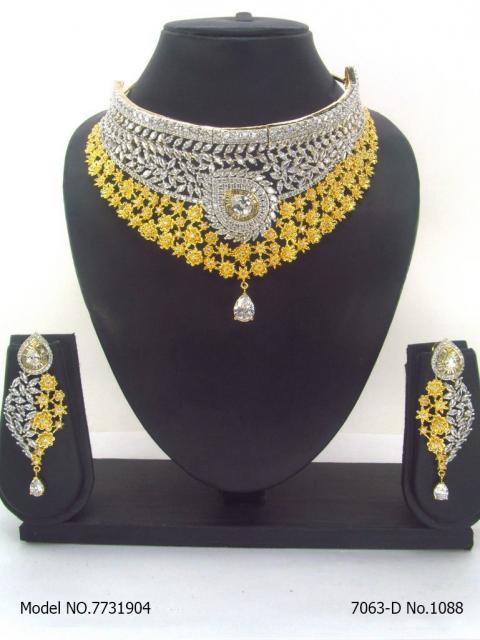 Real Zircon Fashion Jewelry Set